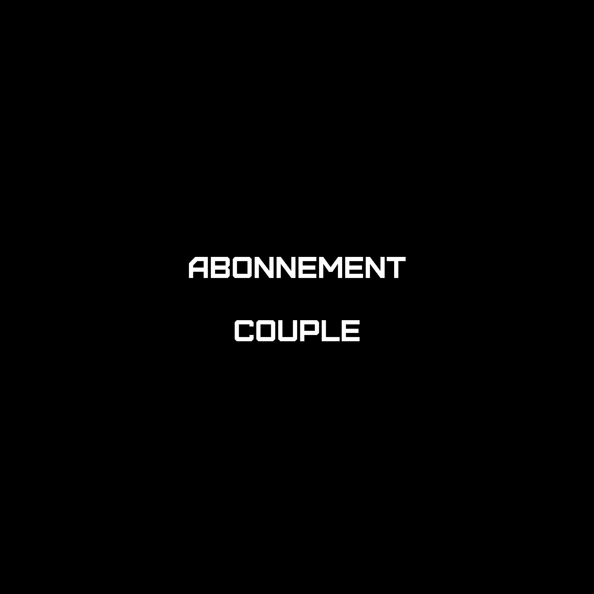 Abonnement couple